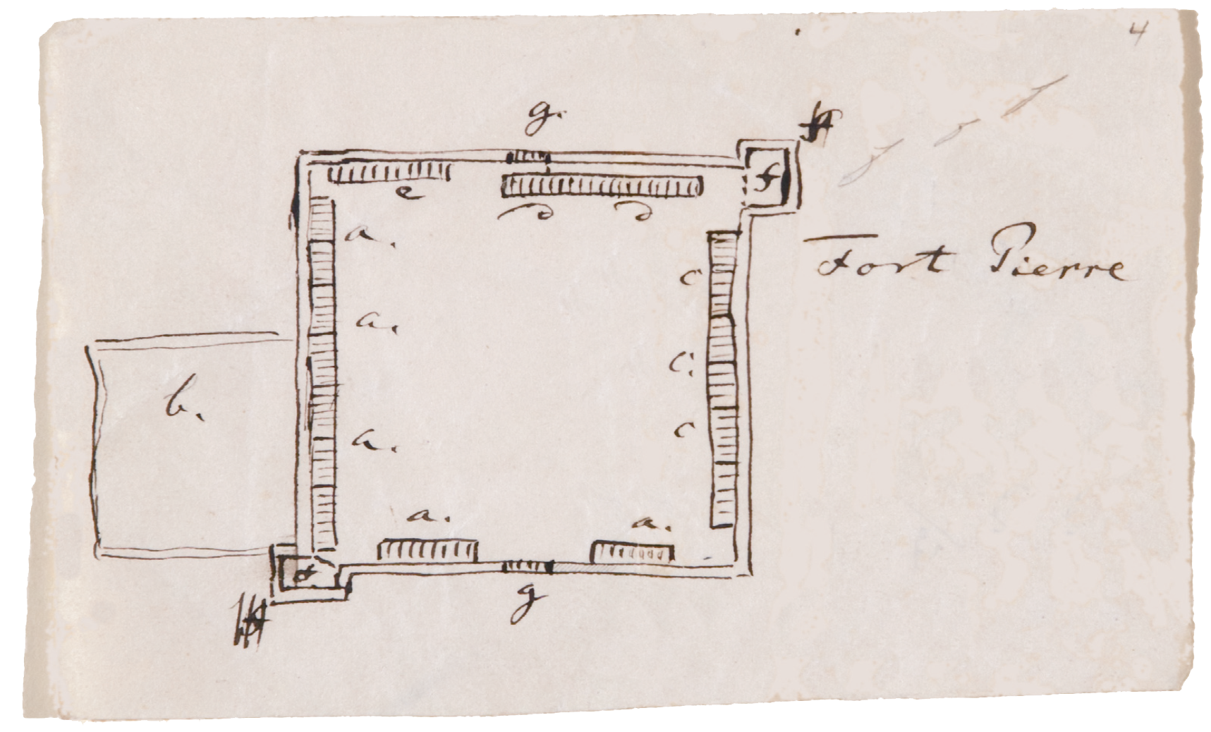 Figure 9.3. Plan of Fort Pierre.