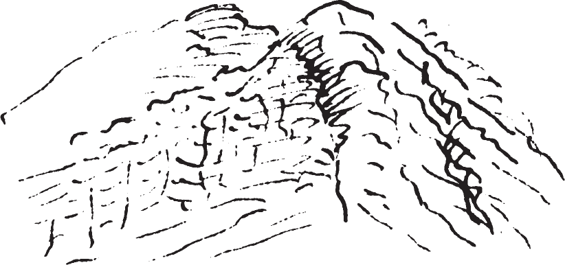 Figure 11.21. Striated hills.