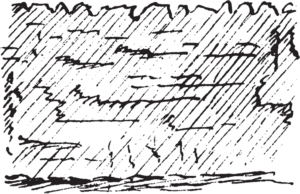 Figure 11.38. Fissured sandstone wall.