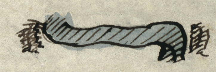 Figure 8.9. Bluffs in a and a on opposite sides of bends in the Missouri River.