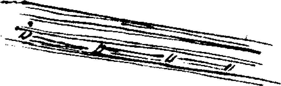 Figure 3.4a. Top or perspective view of incline, with iron rails.