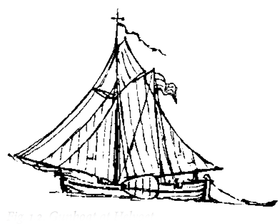 Figure 1.2. Gunboat at Helvoet.