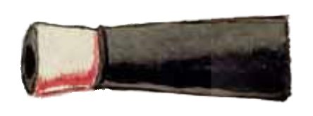 Figure 1.3. Cannon muzzle, painted red.